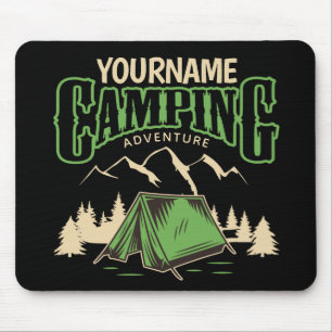 Personalized Camping Family Camp Trip Adventure Mouse Mat