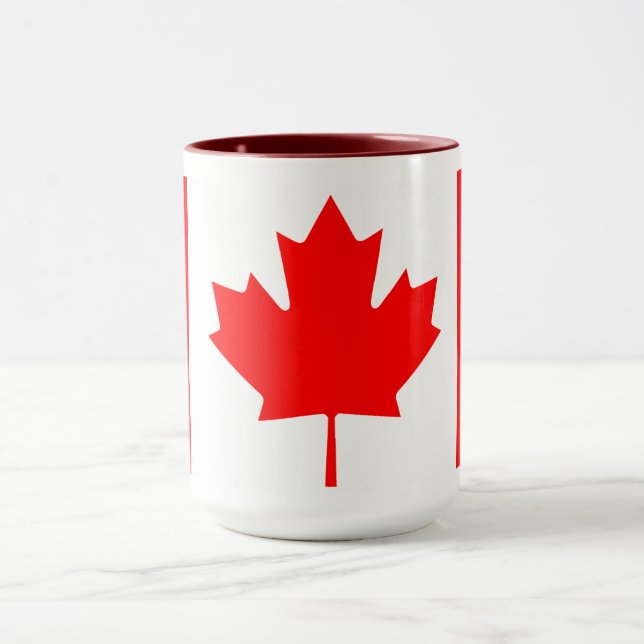 Personalized Canada Flag | Custom Name Canada Day Mug (Center)