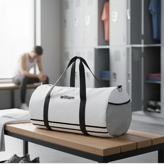 Personalized Canvas Duffel Bag - Custom Name  (Creator Uploaded)
