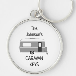 Personalized Caravan Keys name Key Ring
