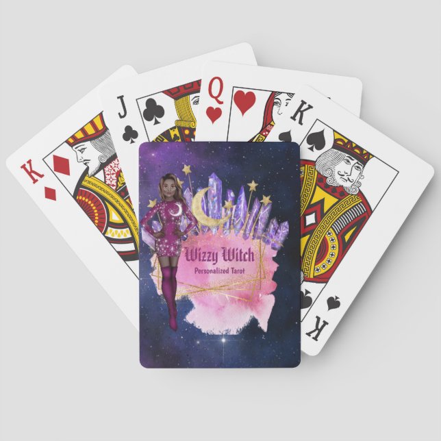 Personalized Cartomancy Tarot Playing Deck Cards (Back)