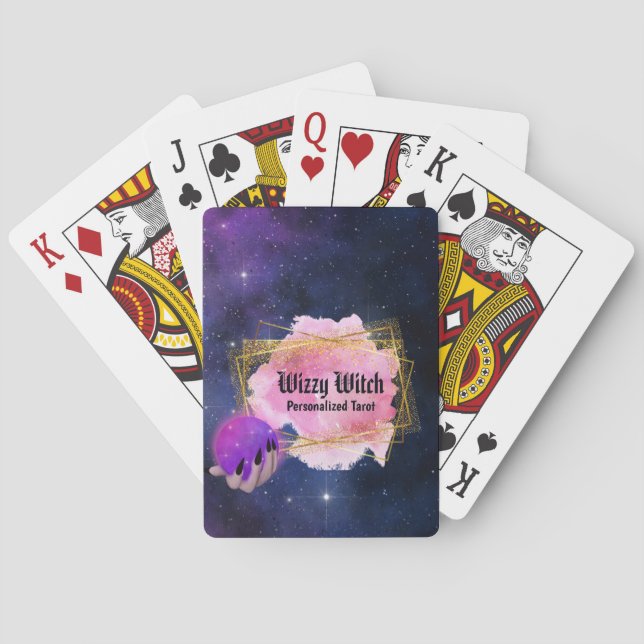 Personalized Cartomancy Tarot Playing Deck Playing Cards (Back)