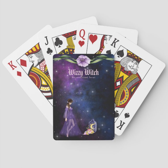 Personalized Cartomancy Tarot Playing Deck Playing Cards (Back)