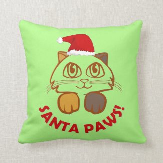 Personalized cat christmas Pillow