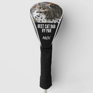 PERSONALIZED CAT DAD GOLF HEAD COVER