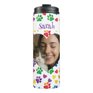 Personalized Cat Lover Tumbler – Custom Photo