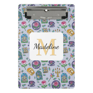 Personalized Cats Beauty and the Beast Book Girl Mini Clipboard