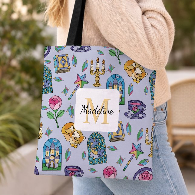 Personalized Cats Beauty and the Beast Book Girl Tote Bag (Creator Uploaded)