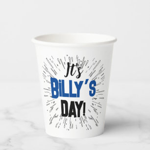 Personalized Celebration Paper Cups