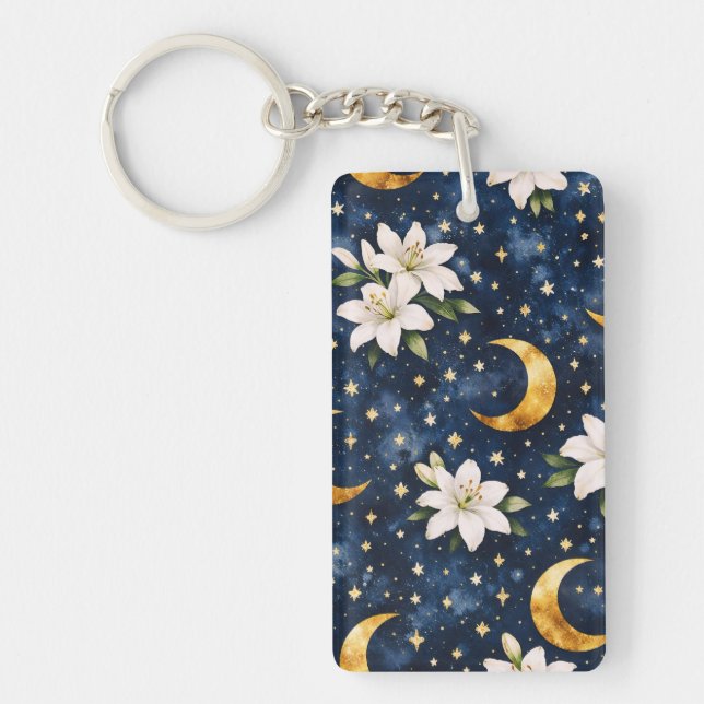 Personalized Celestial Galaxy Mother's Day  Key Ring (Front)