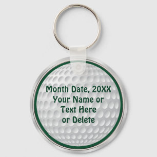 Personalized Cheap Golf Gifts Key Ring