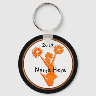 Personalized Cheer Keychains with NAME and YEAR