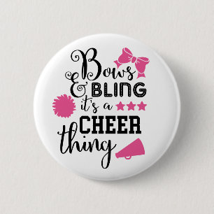 Personalized Cheerleading 6 Cm Round Badge