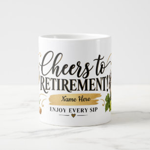 Personalized Cheers to Specialty Retirement Mug