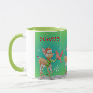 PERSONALIZED CHILDREN'S CHRISTMAS MUG 