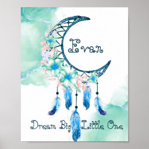 Personalized child's dreamcatcher   poster