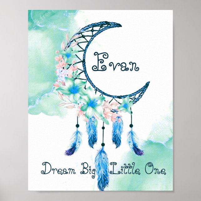 Personalized child's dreamcatcher   poster (Front)