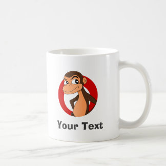 Personalized chimp cartoon coffee mug