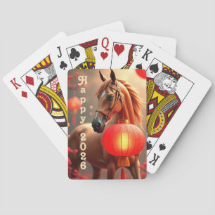 Personalized Chinese new year 2026 Playing Cards