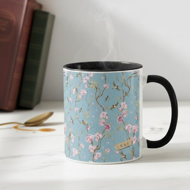 Personalized Chinoiserie Archive Scholar Mug (Creator Uploaded)
