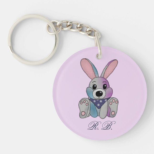 personalized chops with cloth key ring (Front)