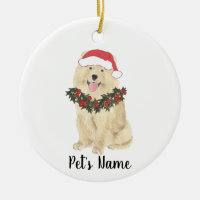 Personalized Chow Chow Dog Christmas