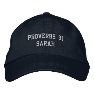 Personalized Christain Scripture Embroidered Hat