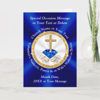 Personalized Christian Cards for Pastors, Wife,