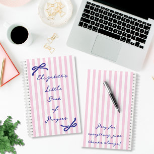 Personalized Christian Prayer Bible Study Notebook