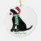 Personalized Christmas Black Lab Holiday Dog