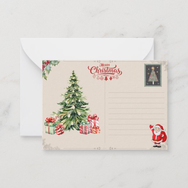 Personalized Christmas Card – Custom Holiday  (Front)