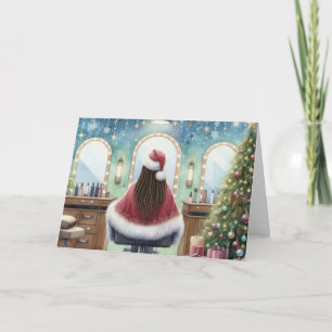 Personalized Christmas Card for Hair Stylist 