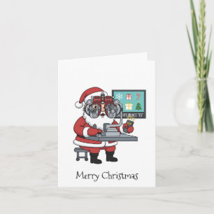 Personalized Christmas Card for Optometrist