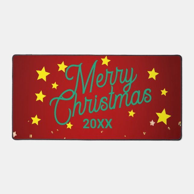 Personalized Christmas Desk Mat (Front)