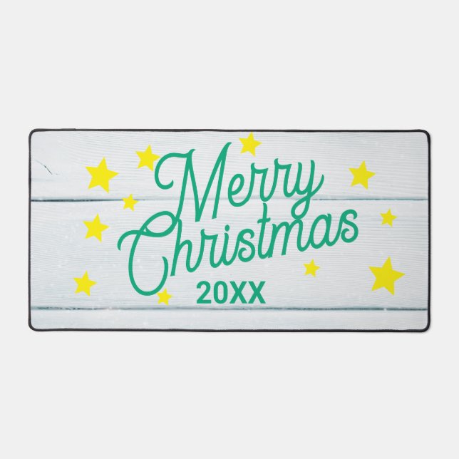 Personalized Christmas Desk Mat (Front)