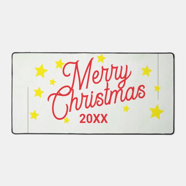 Personalized Christmas Desk Mat (Front)