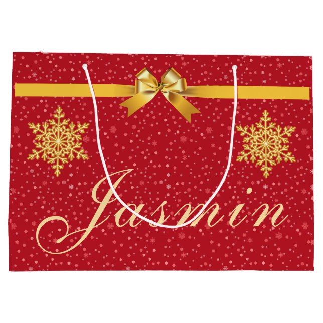 personalized Christmas gift bag (Back)