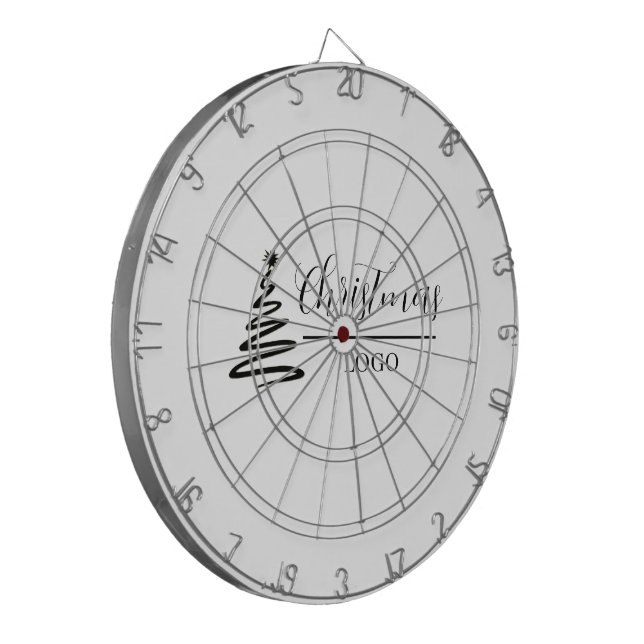 Personalized Christmas Gift Custom Modern T-Shirt Dartboard (Front Left)