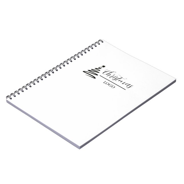 Personalized Christmas Gift Custom Modern T-Shirt Notebook (Left Side)