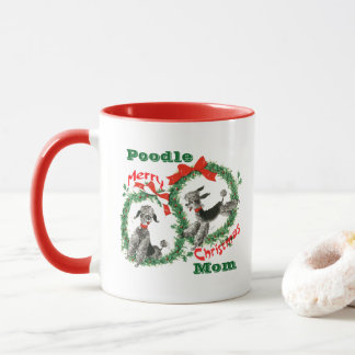 Personalized Christmas Gift for Poodle Dog Owner Mug