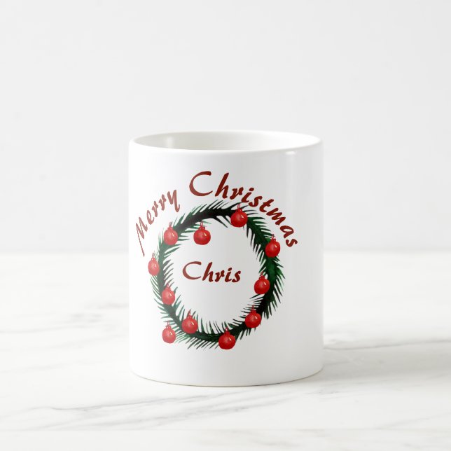 Personalized Christmas Mug (Center)