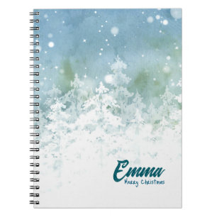 Personalized Christmas Notebook - Emma