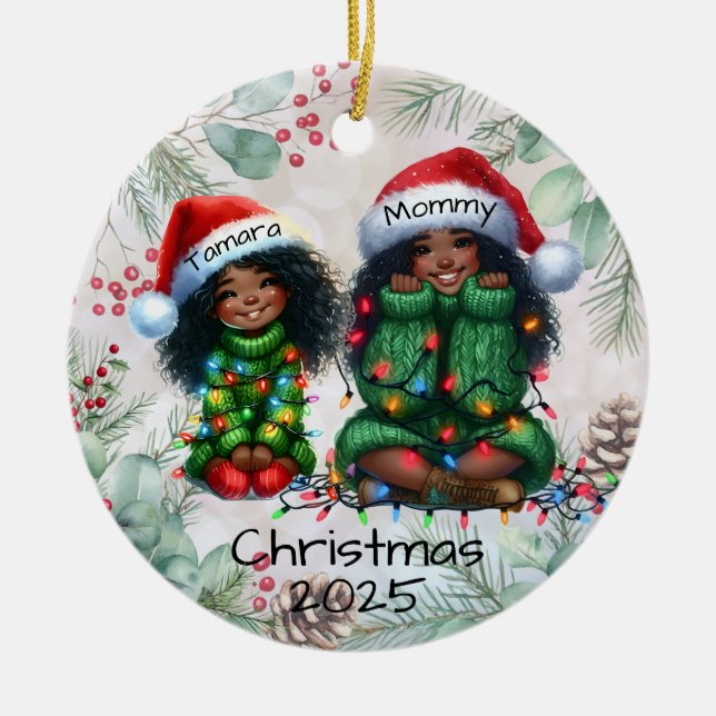 Personalized Christmas Ornament  (Front)