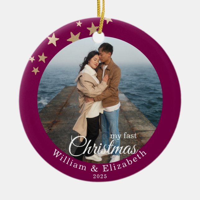 Personalized Christmas Ornament (Front)