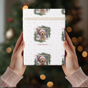 Personalized Christmas Pet Photo – Holiday Wrapping Paper