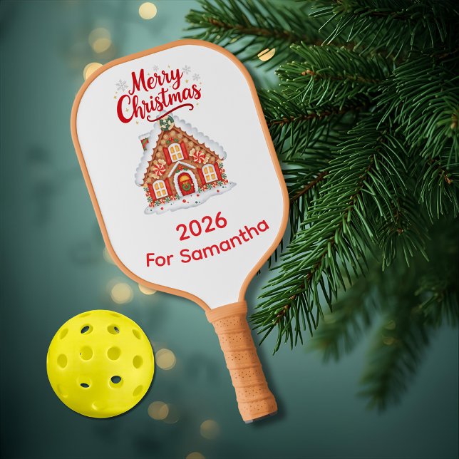 Personalized Christmas Pickleball Paddle for mom (Creator Uploaded)