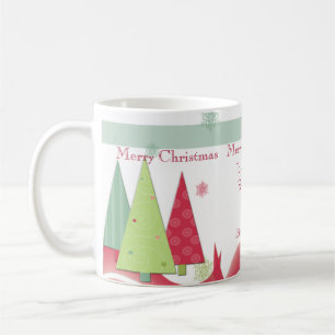Personalized Christmas Tree Babysitter Photo Mugs
