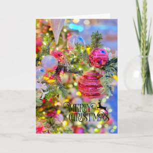 Personalized Christmas Tree Holiday Greeting Card