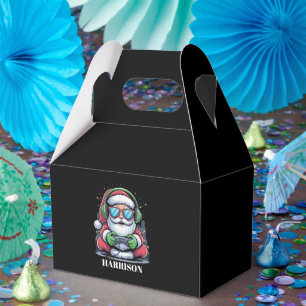 Personalized Christmas Video Game Santa Xmas  Favour Box