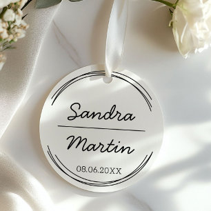 Personalized Circle Stamp Wedding